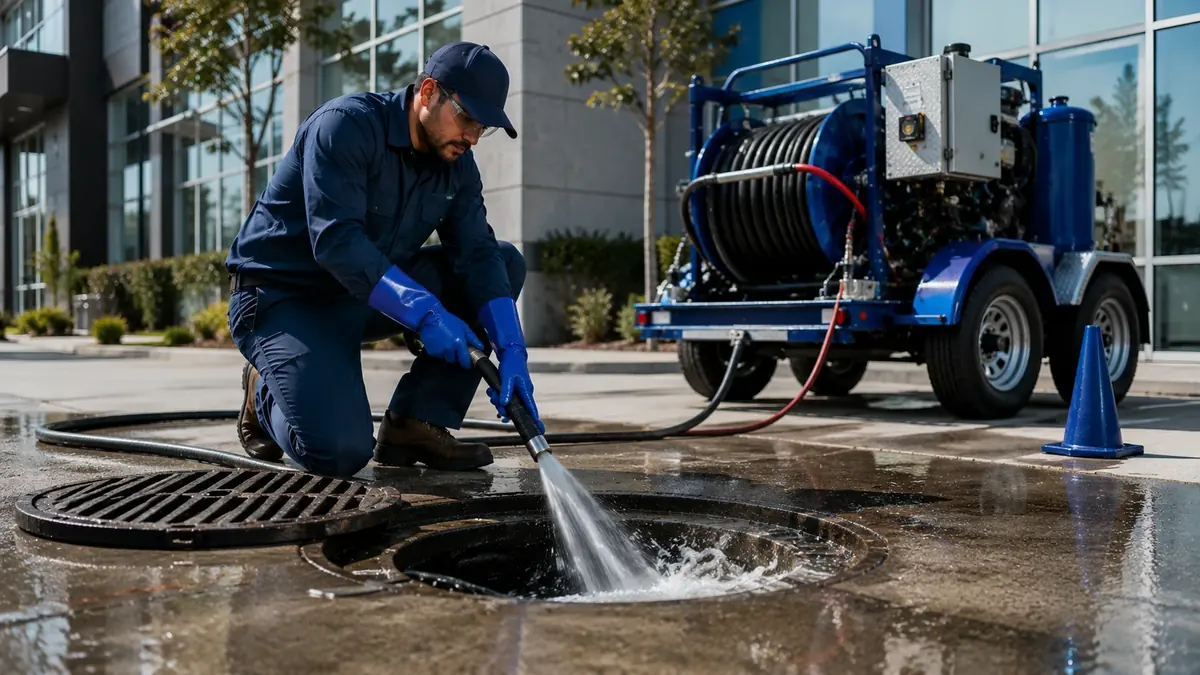 Commercial Hydro Jet Drain Cleaning in Coarsegold