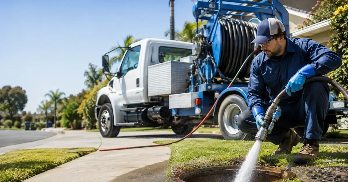 Hydro jet sewer cleaning Coarsegold