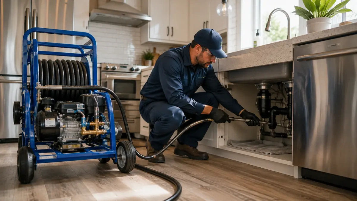 Kitchen Drain Hydro Jetting in Coarsegold