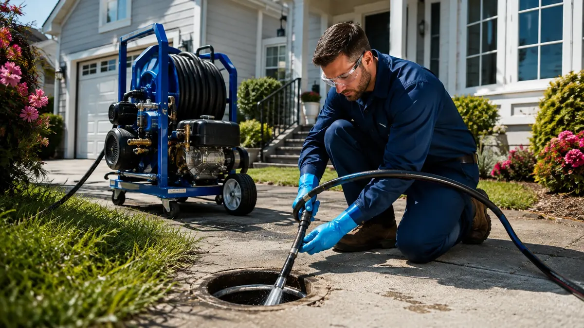 Residential Hydro Jet Drain Cleaning in Coarsegold